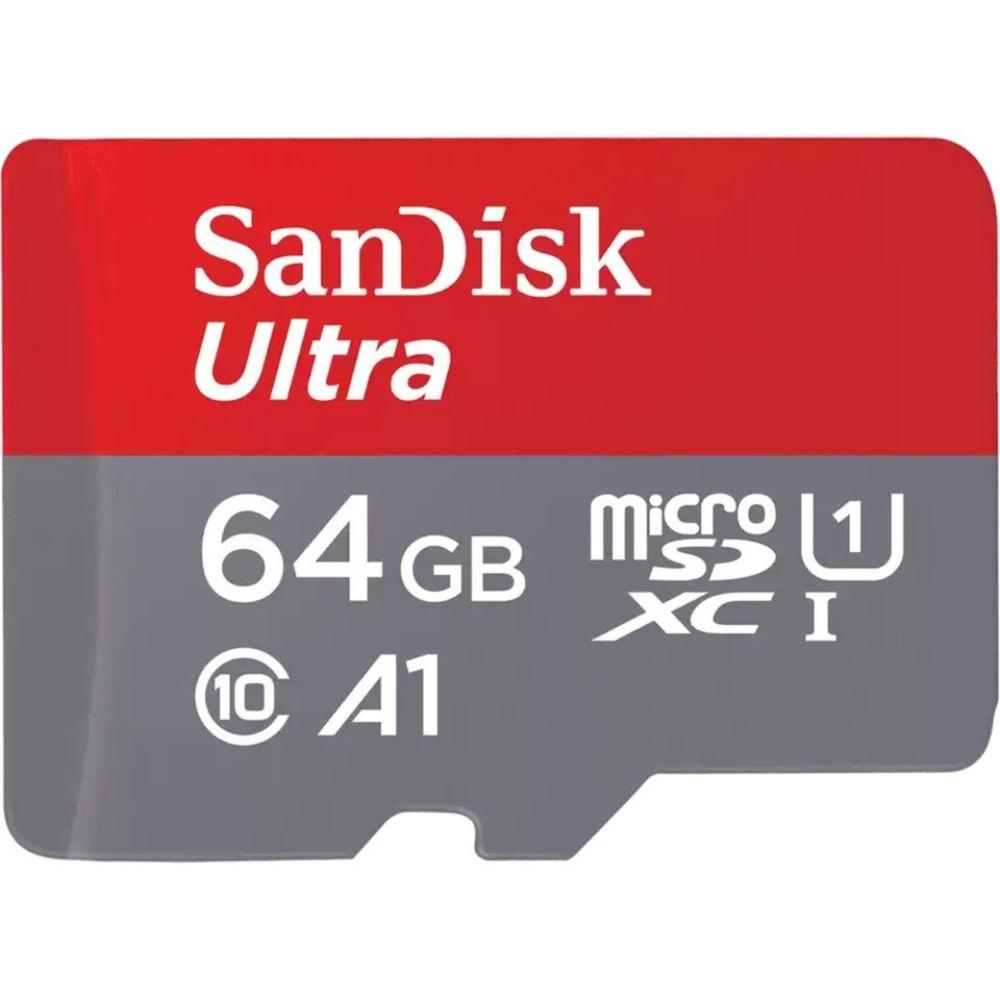SanDisk microSD Class 10 Ultra inkl. Adapter 64GB