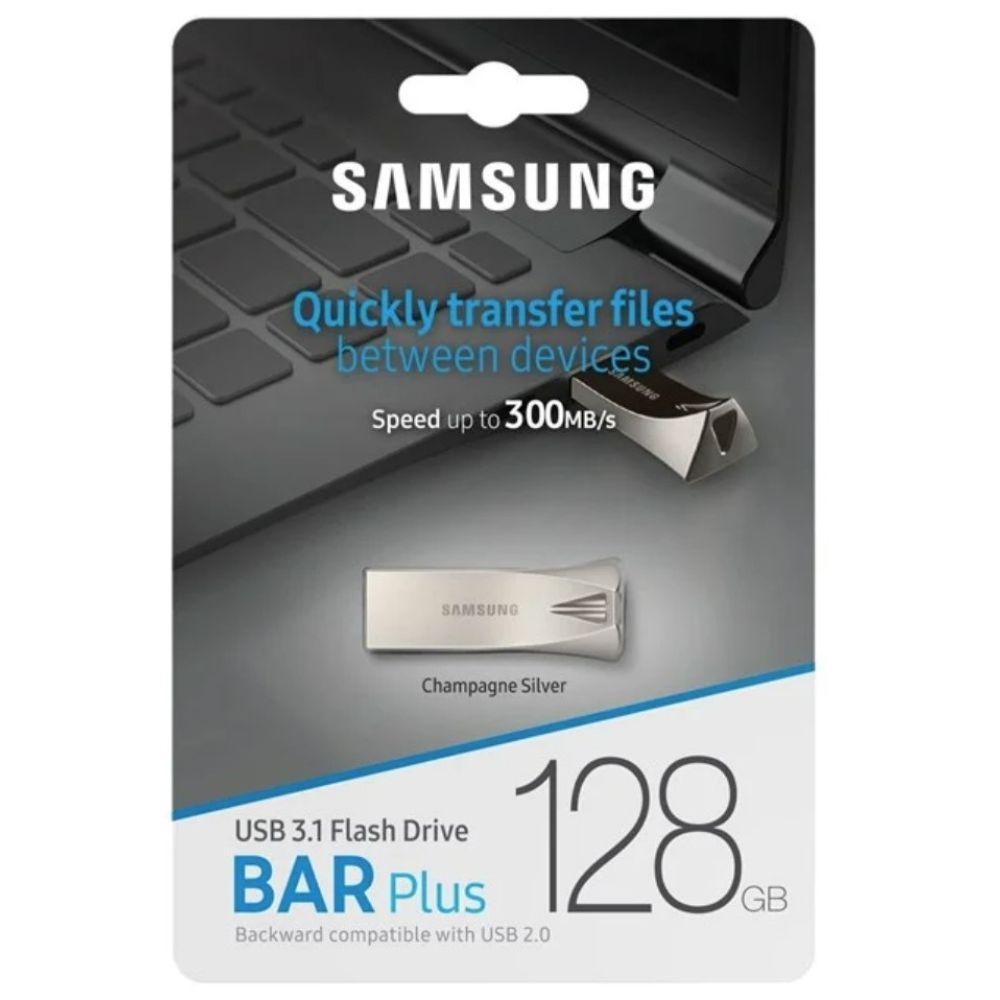 Samsung USB-Stick 128 GB BAR Plus Champagne Silver USB 3.1