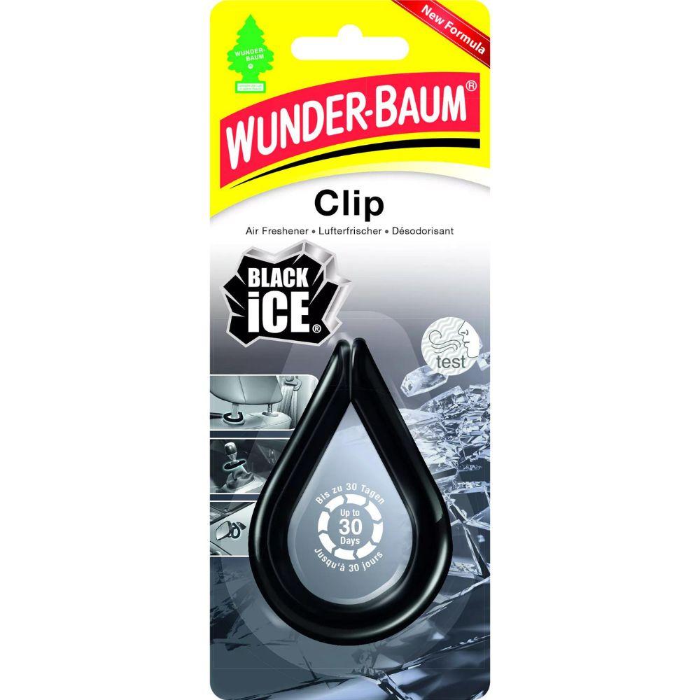Wunderbaum Lufterfrischer Clip Black Ice
