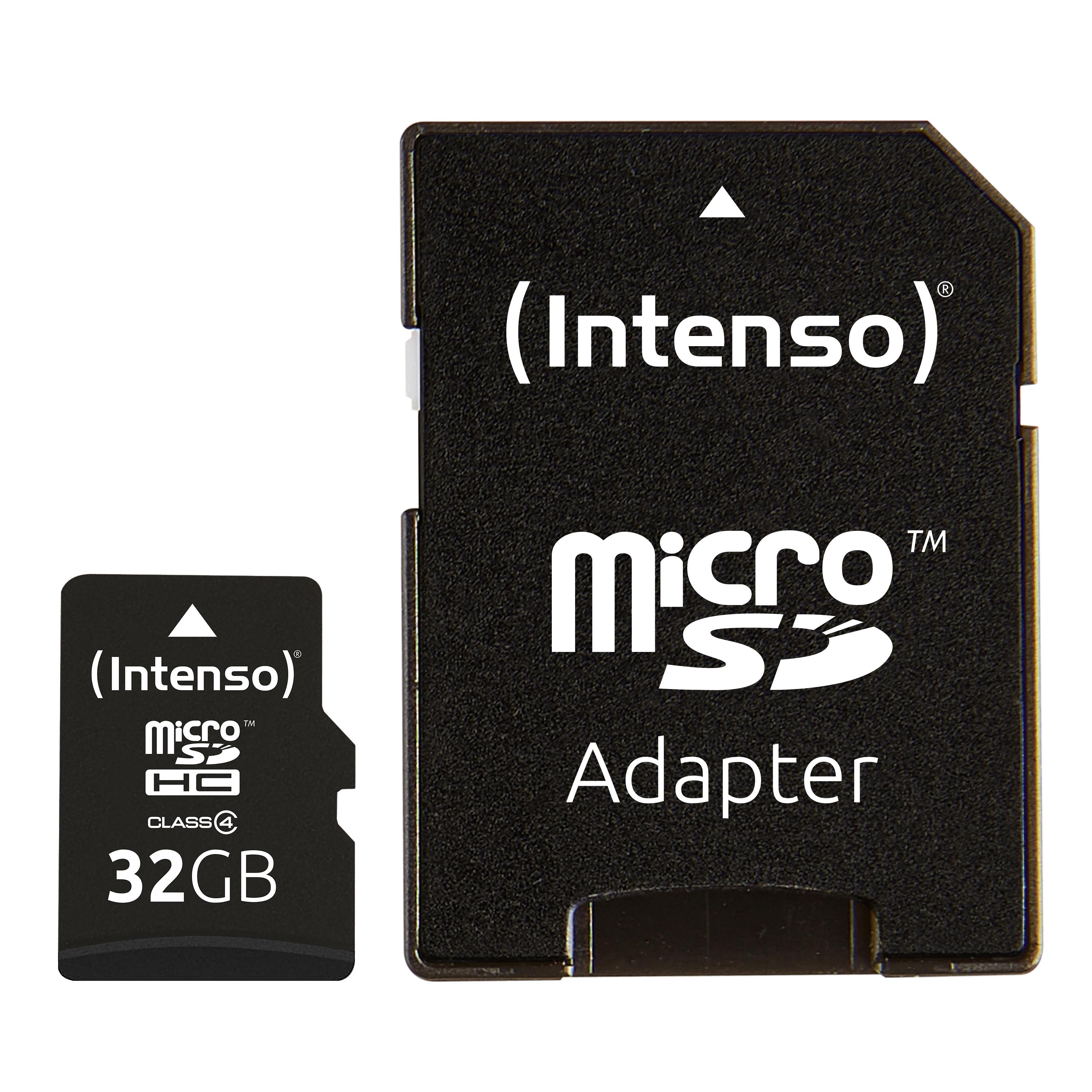 Intenso Micro SD Speicherkarte  32 GB Class 4