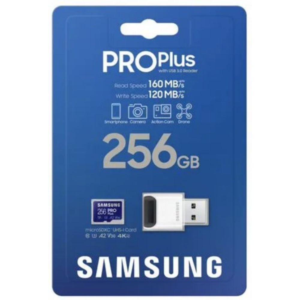 Samsung MicroSDXC-Karte Pro Plus (2021) inkl. Adapter 256GB