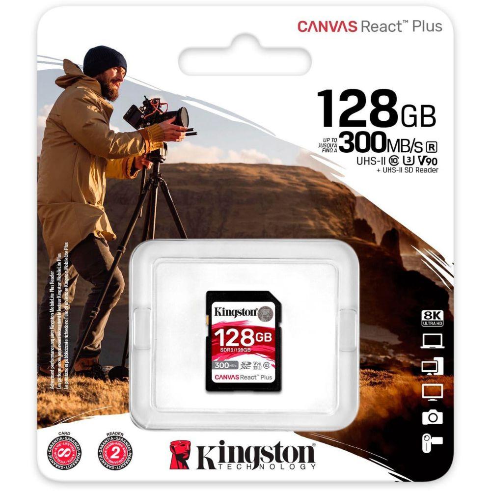 Kingston SD-SDXC-Karte Canvas React Plus Class 10 128GB