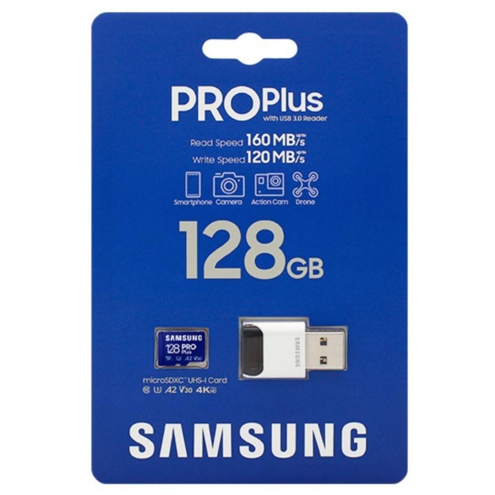 Samsung MicroSDXC-Karte Pro Plus (2021) inkl. Adapter 128GB