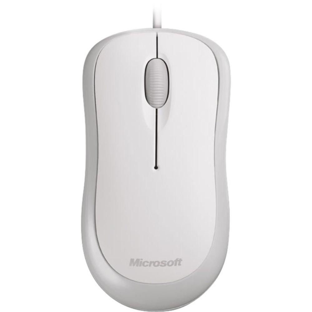 Microsoft Maus Basic Optical Mouse weiß