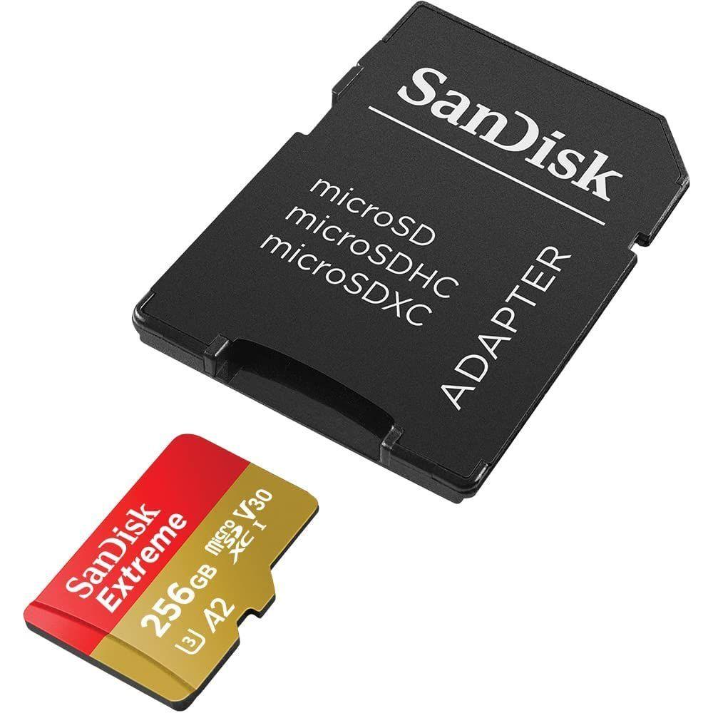  SanDisk microSD-UHS-I-Karte Extreme inkl. Adapter 256GB
