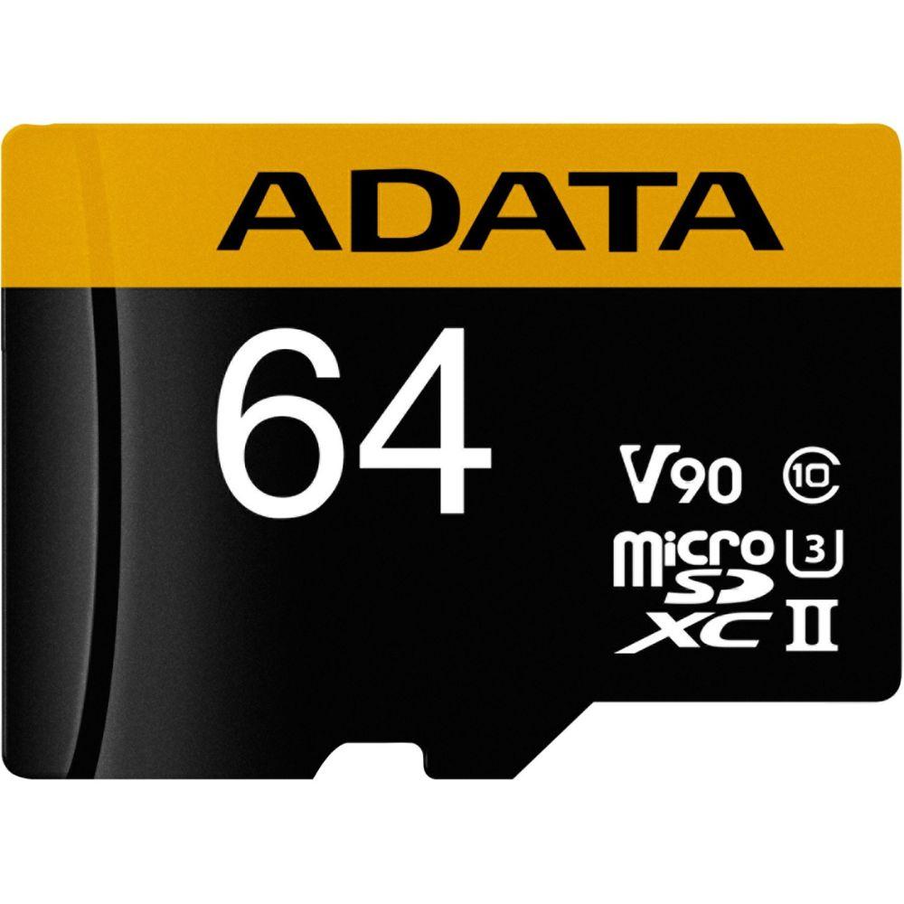  Adata microSDXC Premier ONE UHS-II U3 Class 10 64GB inkl. Adapter