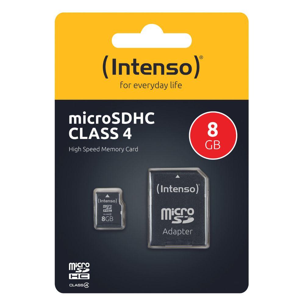 Intenso MicroSD Karte Class4 8GB inkl. SD Adapter