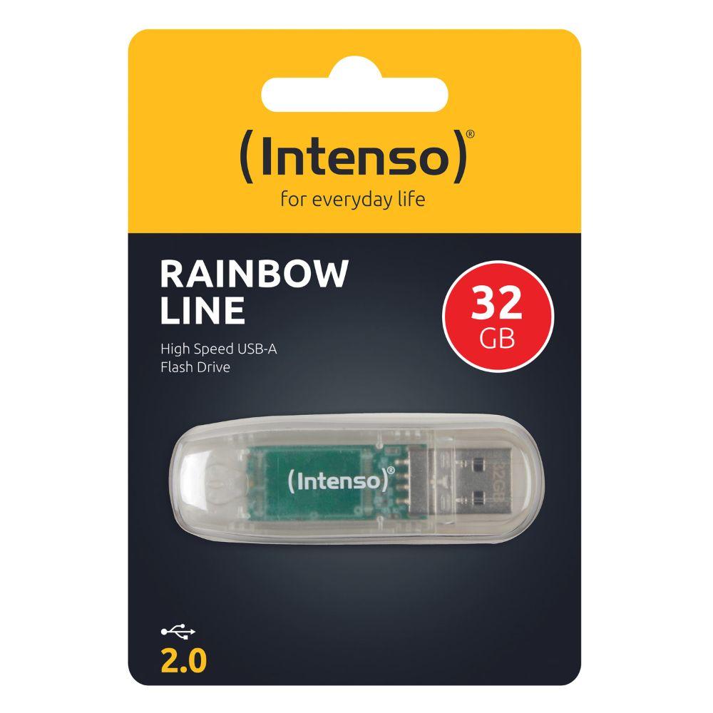 Intenso  USB-Stick  2.0 Rainbow Line Version transparent 32GB