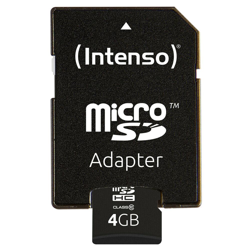Intenso Micro SD Speicherkarte 4 GB Class 10
