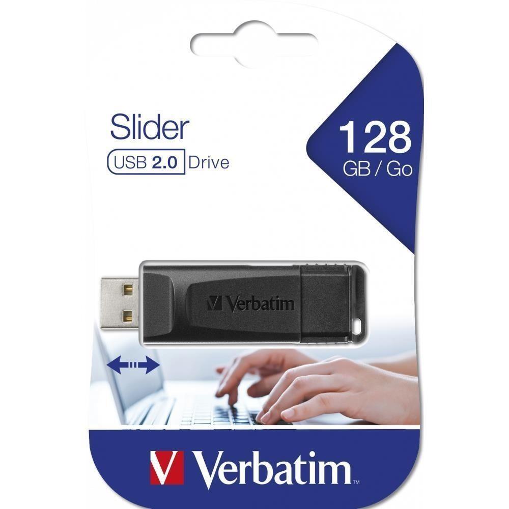  Verbatim USB-Stick 128 GB 2.0 Store'n Go "Slider"