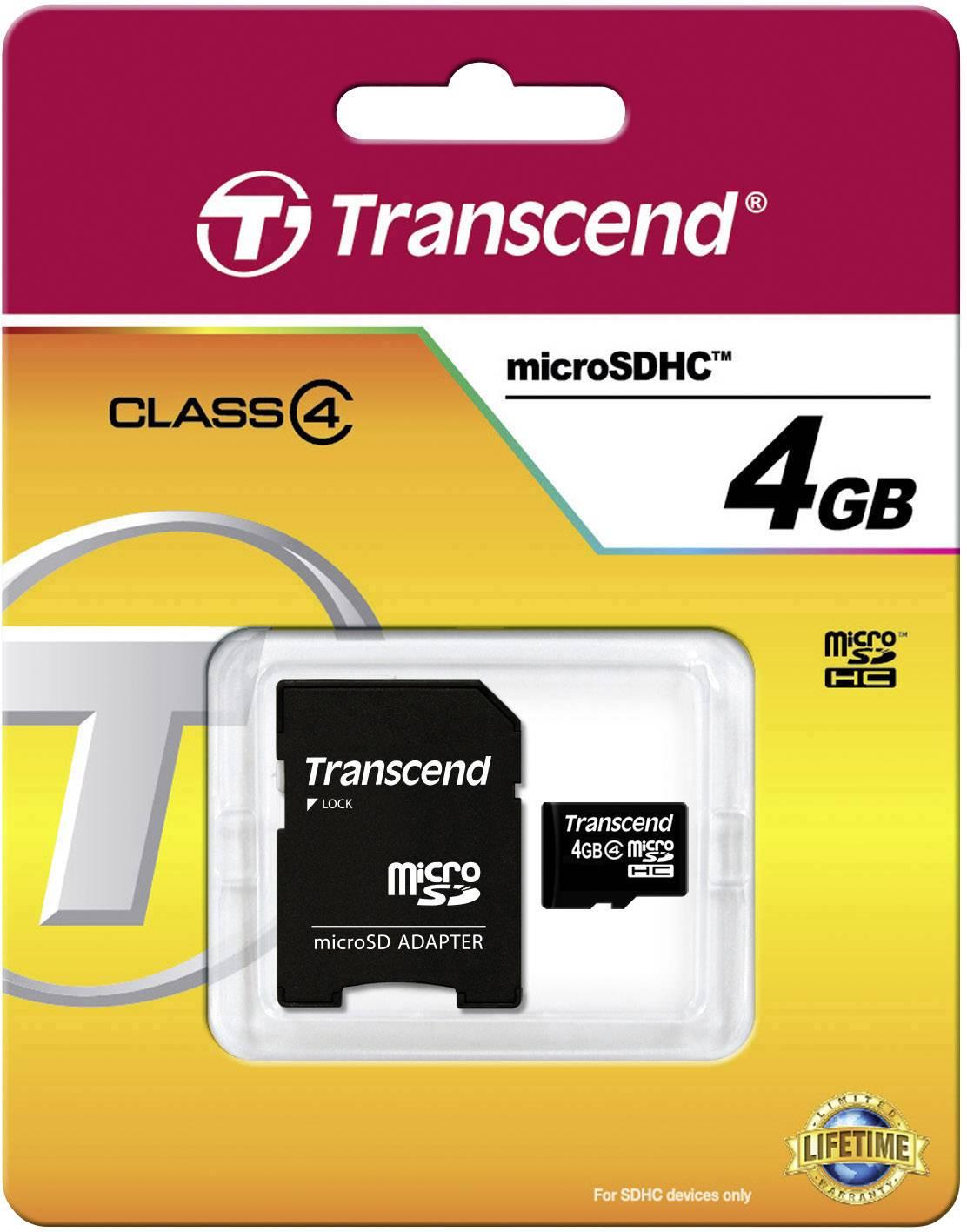 4 GB microSDHC Class, Speicherkarte