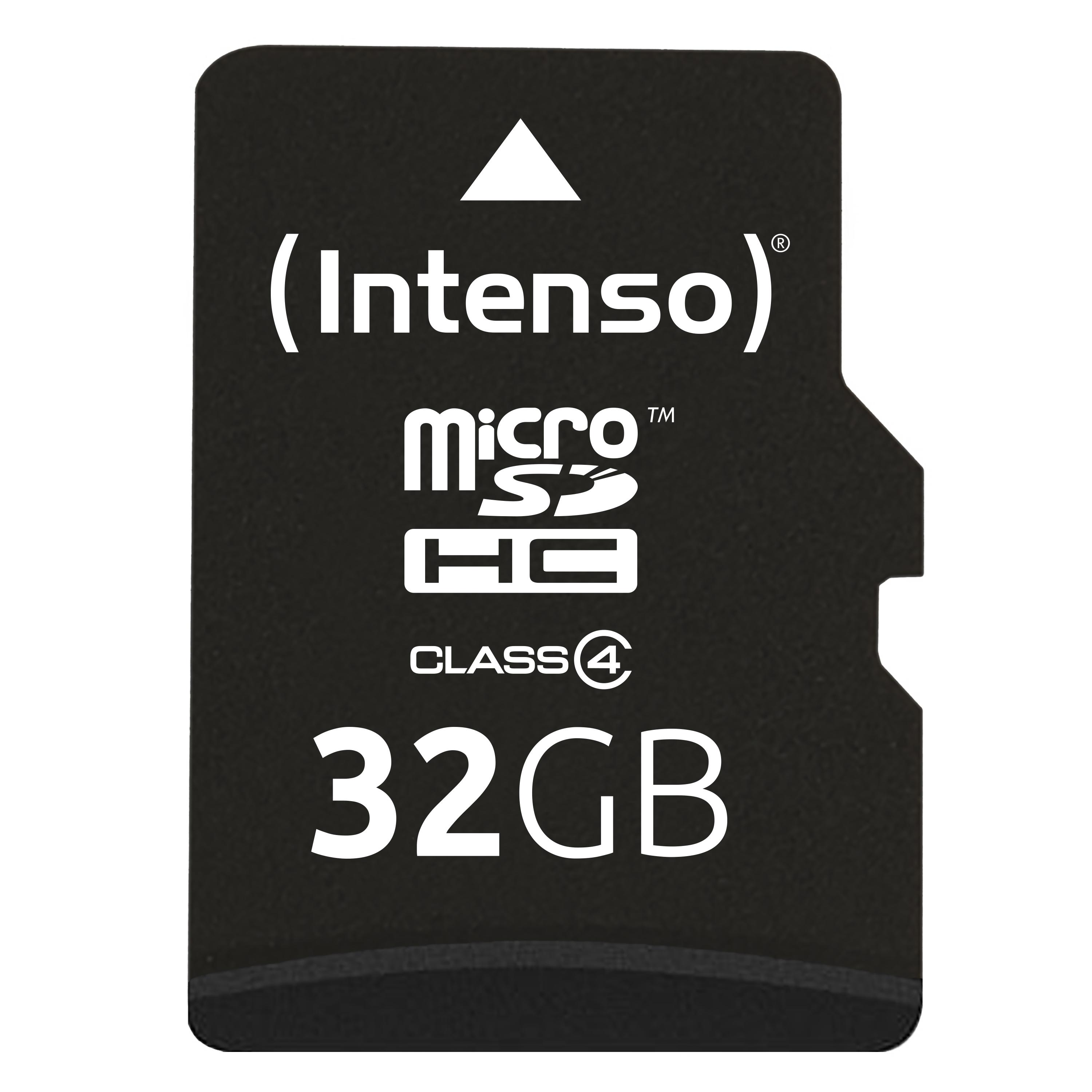 Intenso Micro SD Speicherkarte  32 GB Class 4