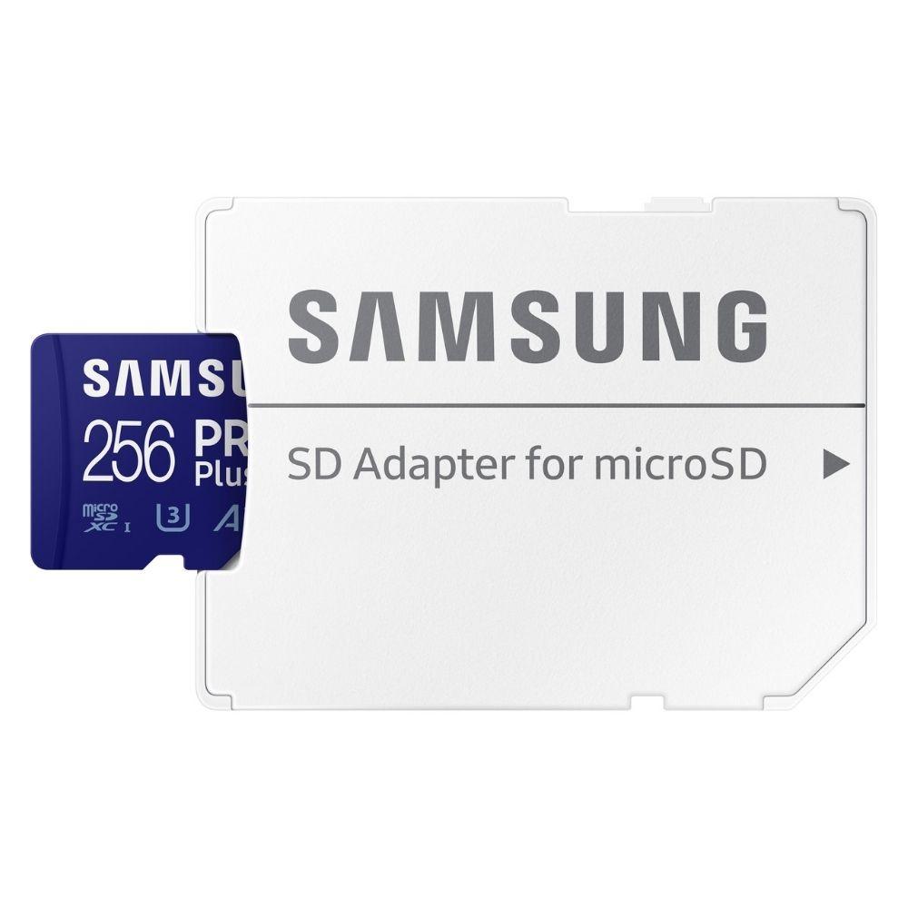 Samsung MicroSD-SDXC-Karte Pro Plus (2021) Class 10 256GB inkl. Adapter
